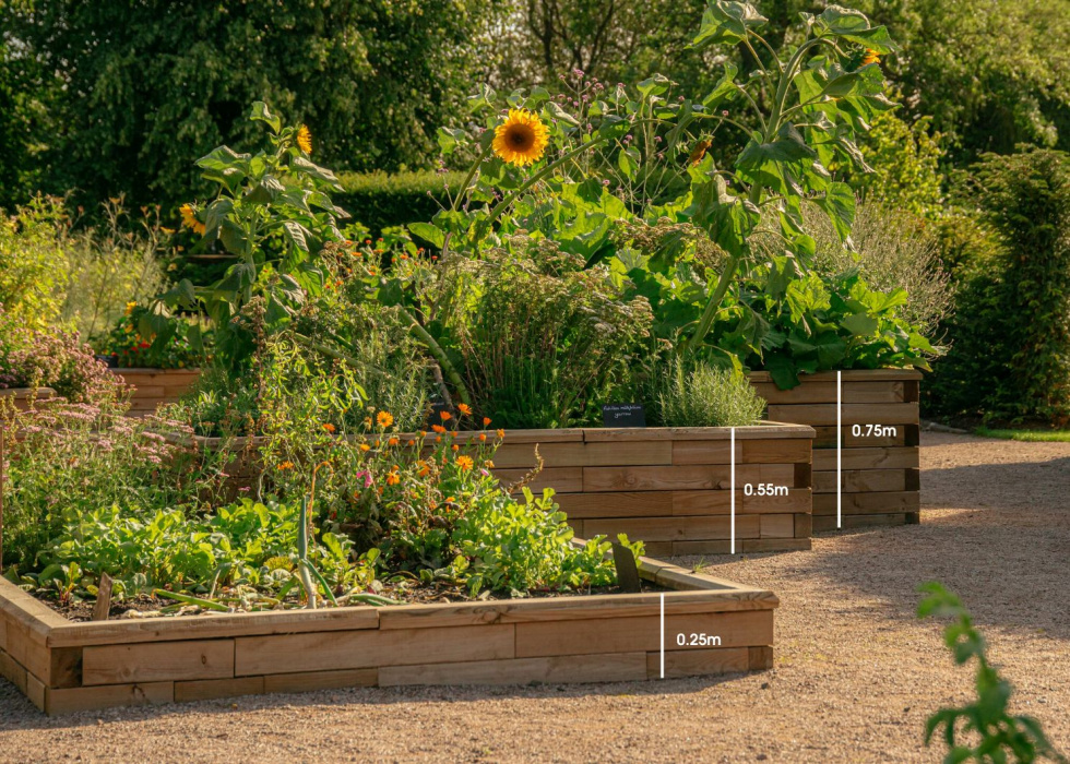 Jardinière bois / Créez votre propre forme et taille