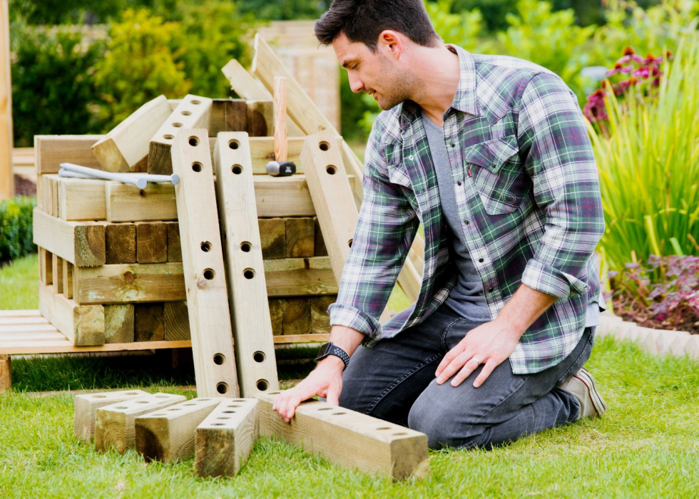 Jardinière bois / Créez votre propre forme et taille